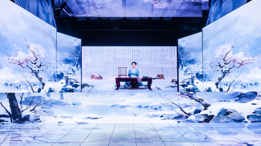 網(wǎng)易云音樂與小冰公司推出虛擬歌手陳水若演唱《風雪千千》。主辦方供圖